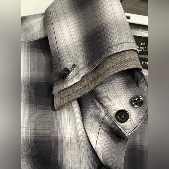 ZARA MAN Buttoned Down Plaid Shirt - Picture 4 of 4
